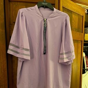 WOMEN'S LIGHT PURPLE TO WITH ZIPPER IN FRONT